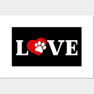 Paw Love Posters and Art